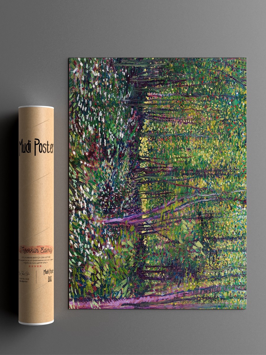 Van Gogh Undergrowth Tablo Sanatsal Ünlü Ressam Poster Çerçevesiz Yüksek Kalite Poster