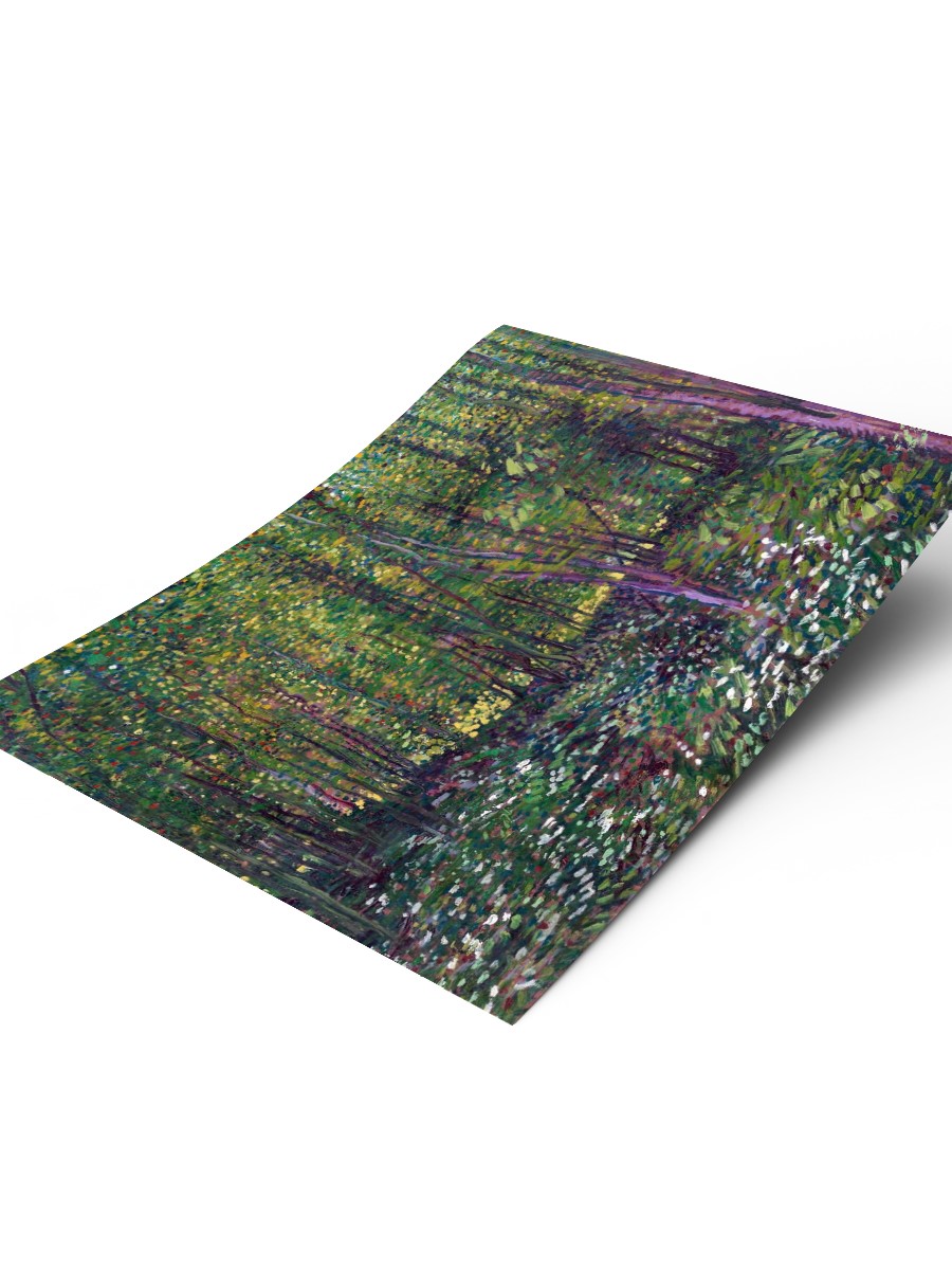 Van Gogh Undergrowth Tablo Sanatsal Ünlü Ressam Poster Çerçevesiz Yüksek Kalite Poster