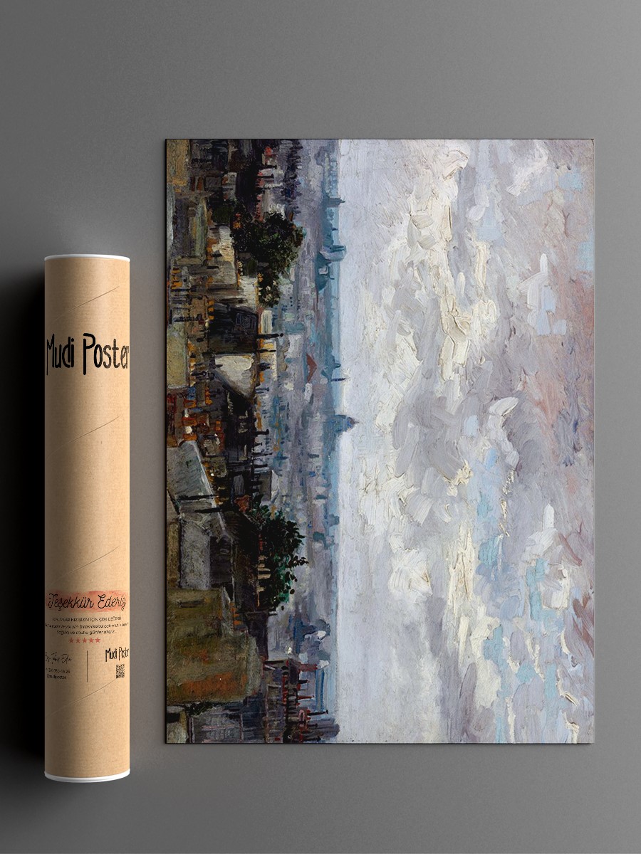 Van Gogh View of Paris Tablo Sanatsal Ünlü Ressam Poster Çerçevesiz Yüksek Kalite Poster