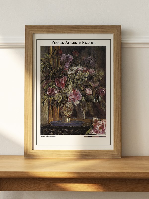Pierre-Auguste Renoir Vase of Flowers Poster - En İyi Fiyatlarla