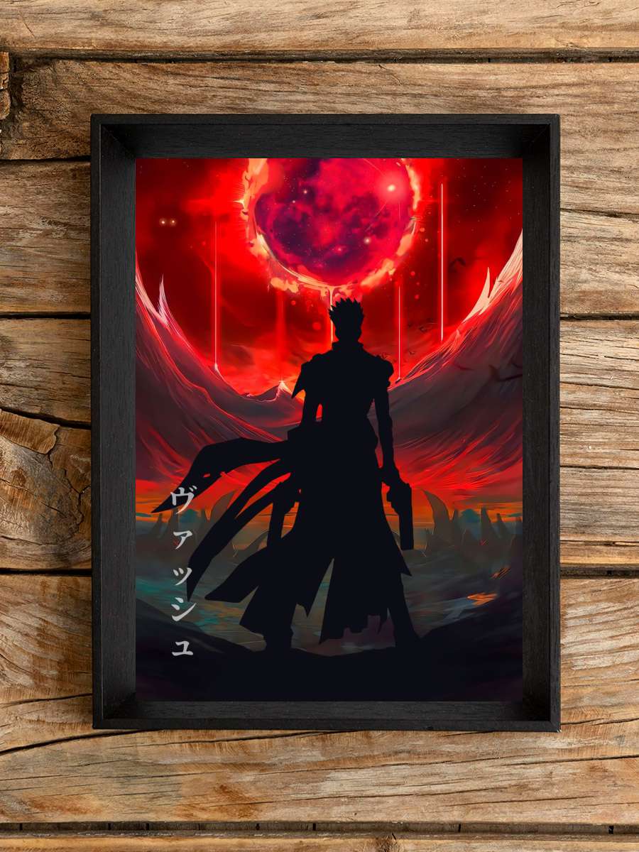 Vash The Stampede Trigun Anime Poster Çerçevesiz Yüksek Kalite Anime Duvar Poster