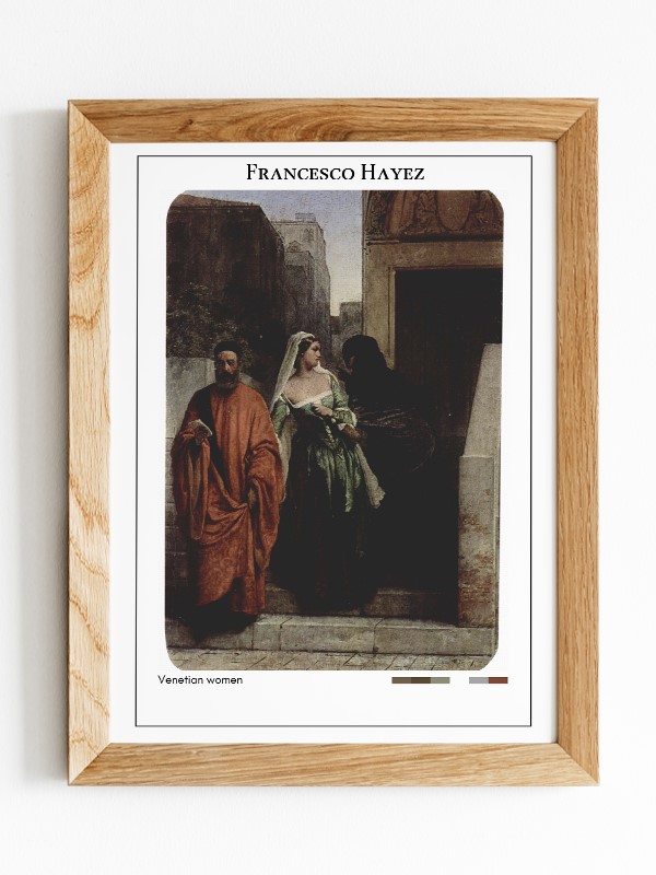 Francesco Hayez Venetian women Poster