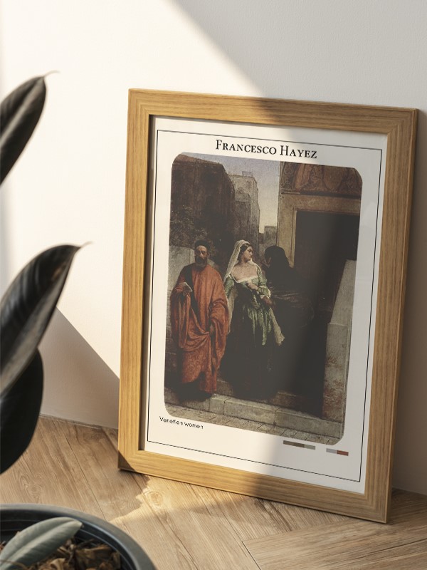 Francesco Hayez Venetian women Poster