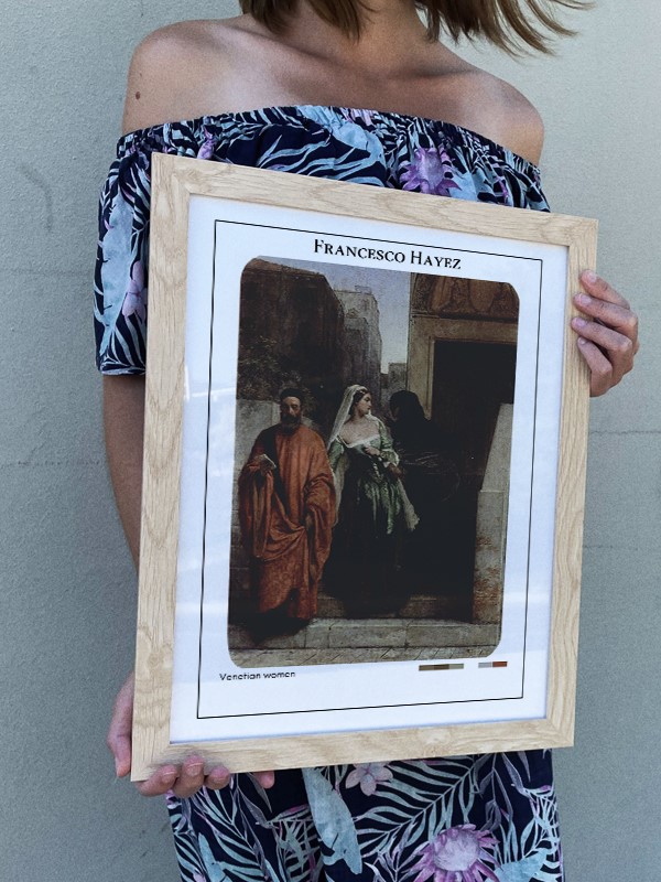 Francesco Hayez Venetian women Poster
