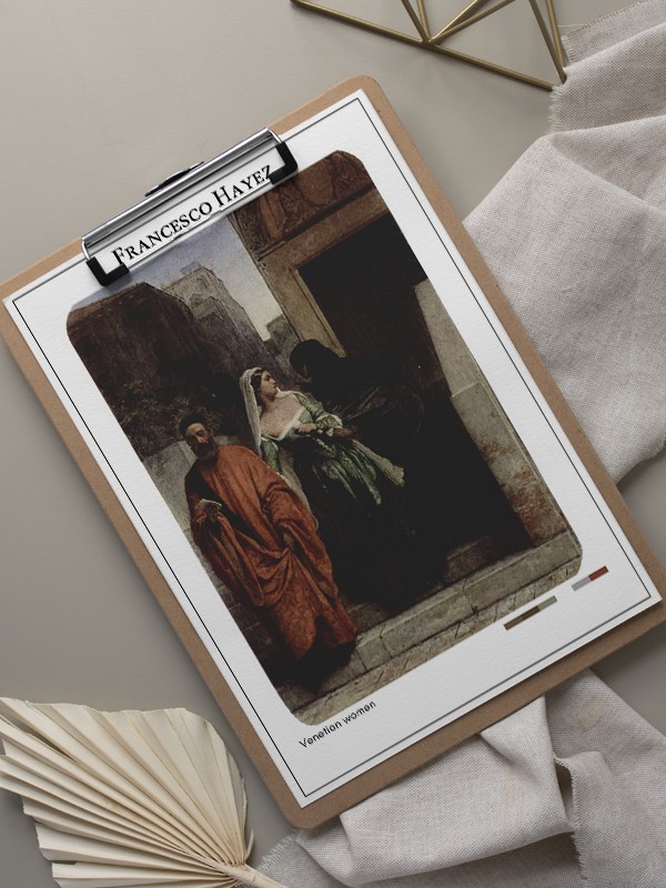 Francesco Hayez Venetian women Poster