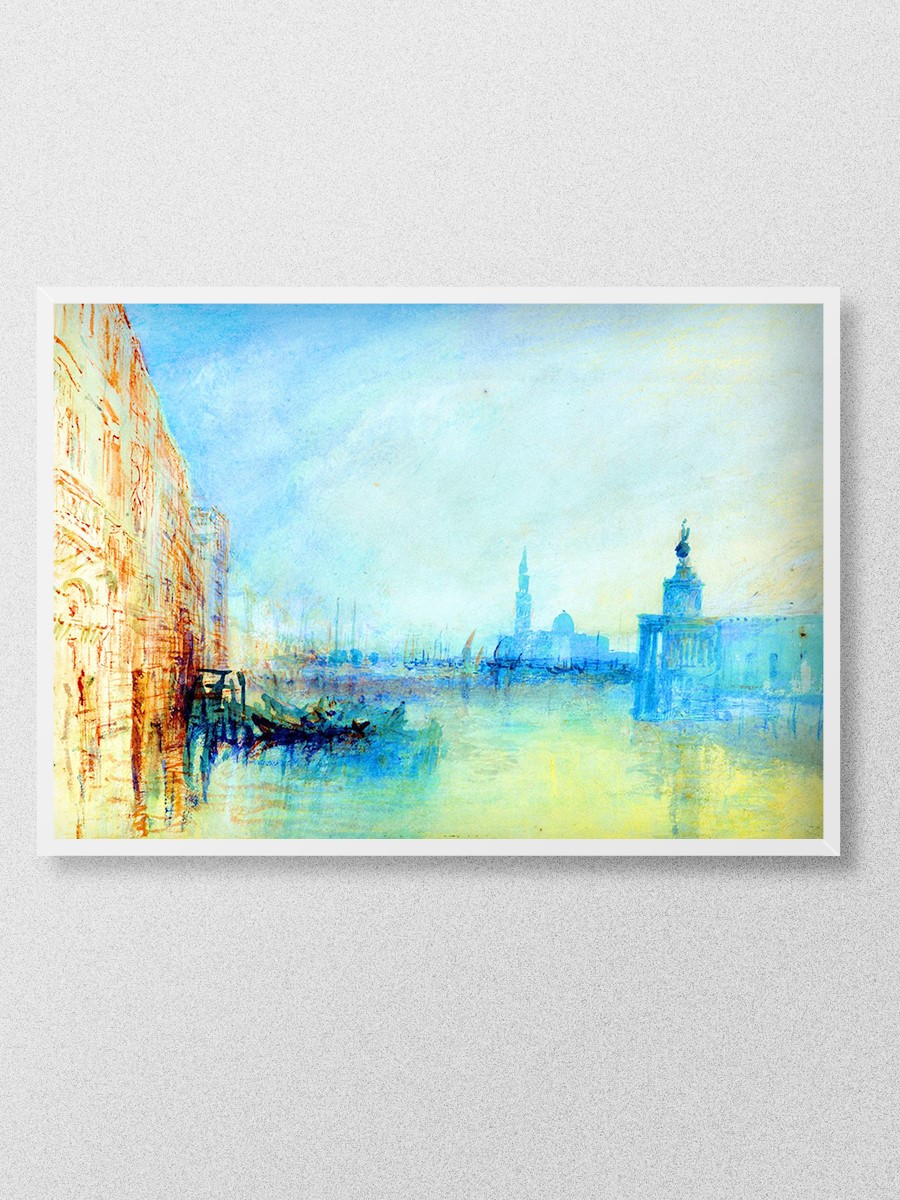 Venice Grand Canal Tablo Sanatsal Ünlü Ressam Poster Çerçevesiz Yüksek Kalite Poster
