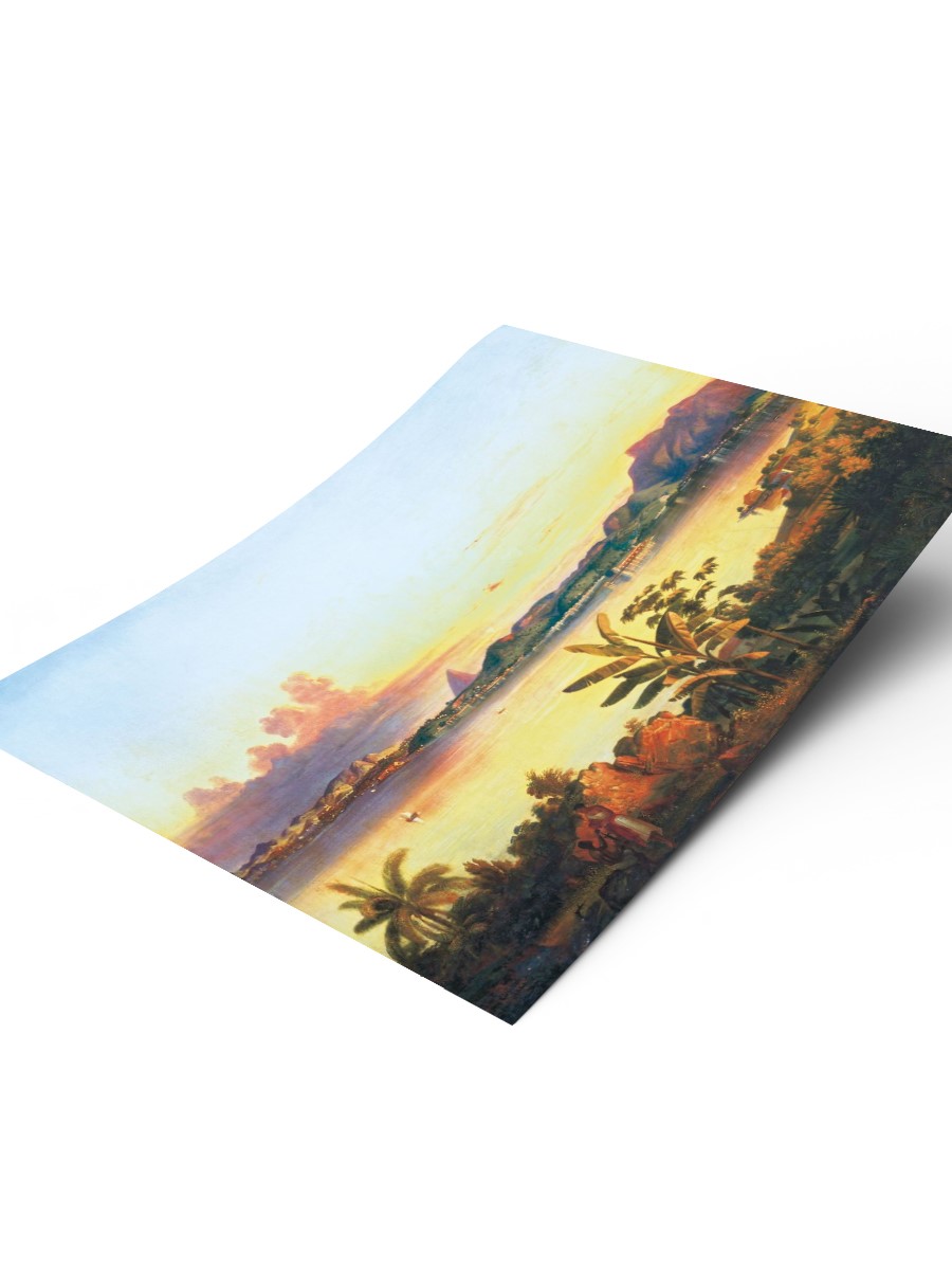View of Rio de Janeiro Tablo Sanatsal Ünlü Ressam Poster Çerçevesiz Yüksek Kalite Poster