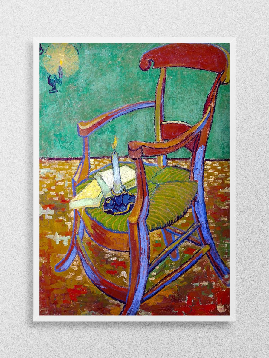 Vincent van Gogh Armchair Tablo Sanatsal Ünlü Ressam Poster Çerçevesiz Yüksek Kalite Poster