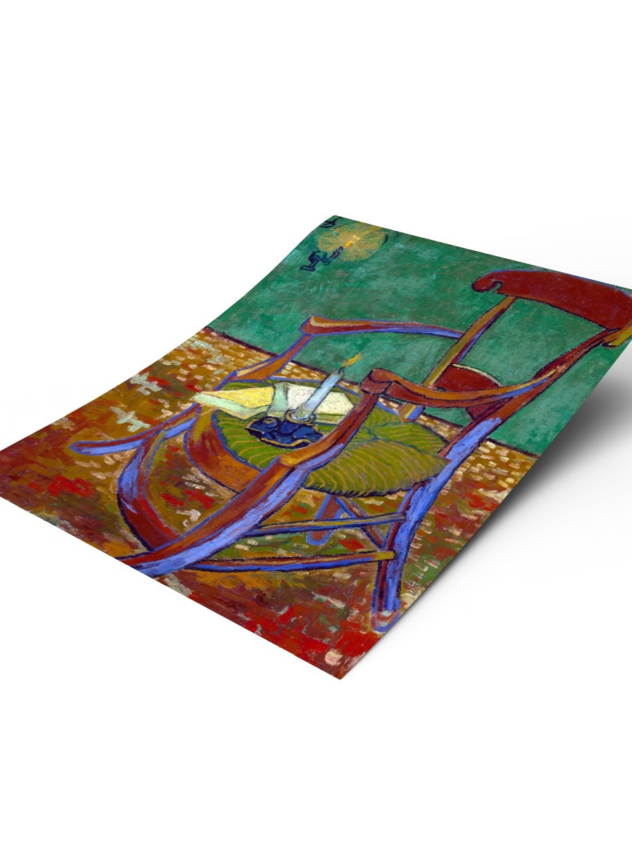 Vincent van Gogh Armchair Tablo Sanatsal Ünlü Ressam Poster Çerçevesiz Yüksek Kalite Poster
