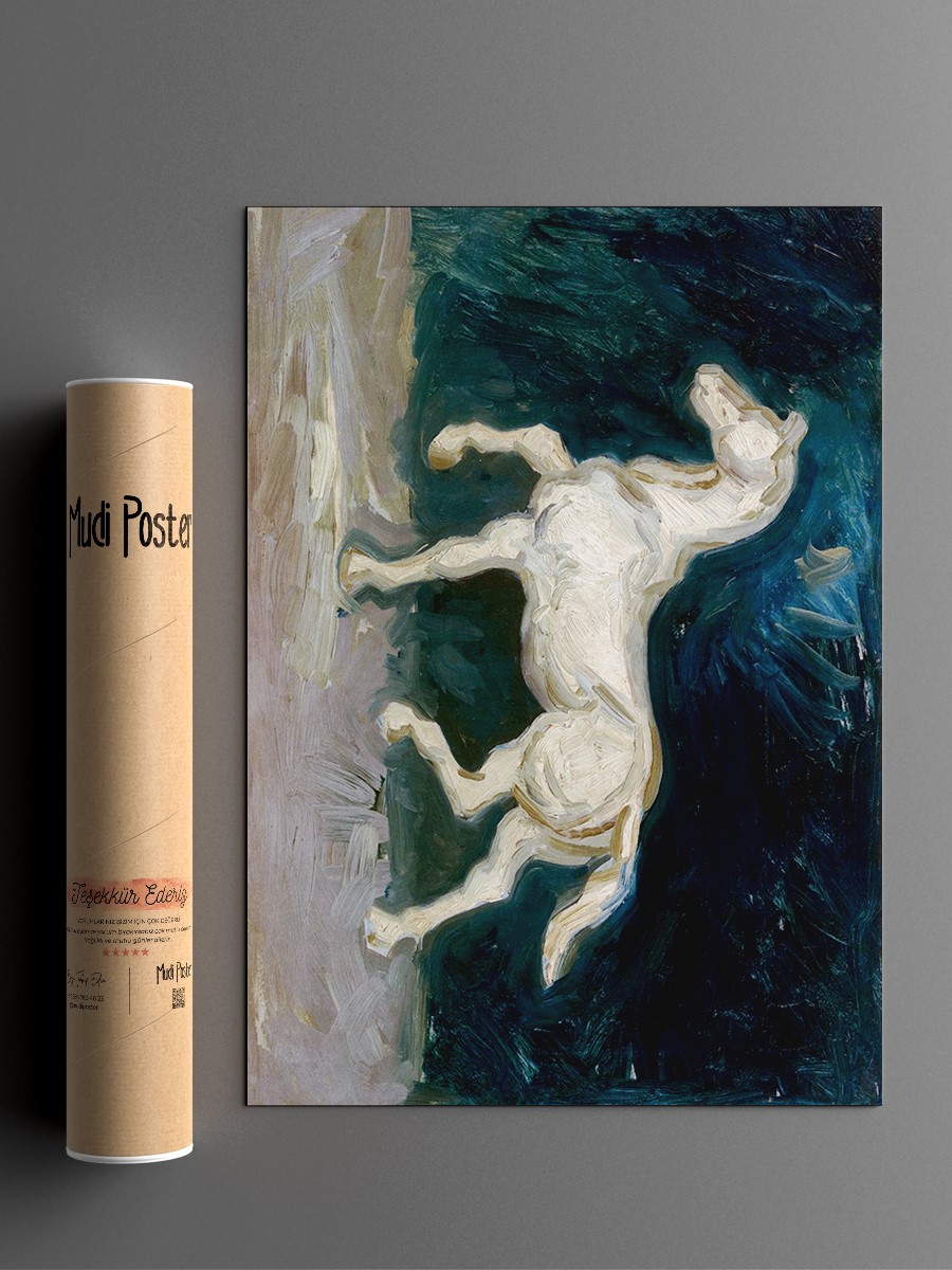 Vincent van Gogh Horse Tablo Sanatsal Ünlü Ressam Poster Çerçevesiz Yüksek Kalite Poster