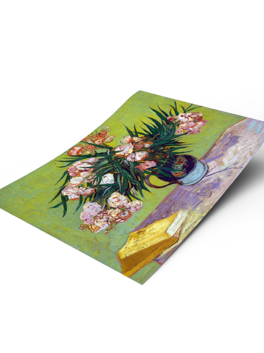 Vincent Van Gogh Oleanders Tablo Sanatsal Ünlü Ressam Poster Çerçevesiz Yüksek Kalite Poster