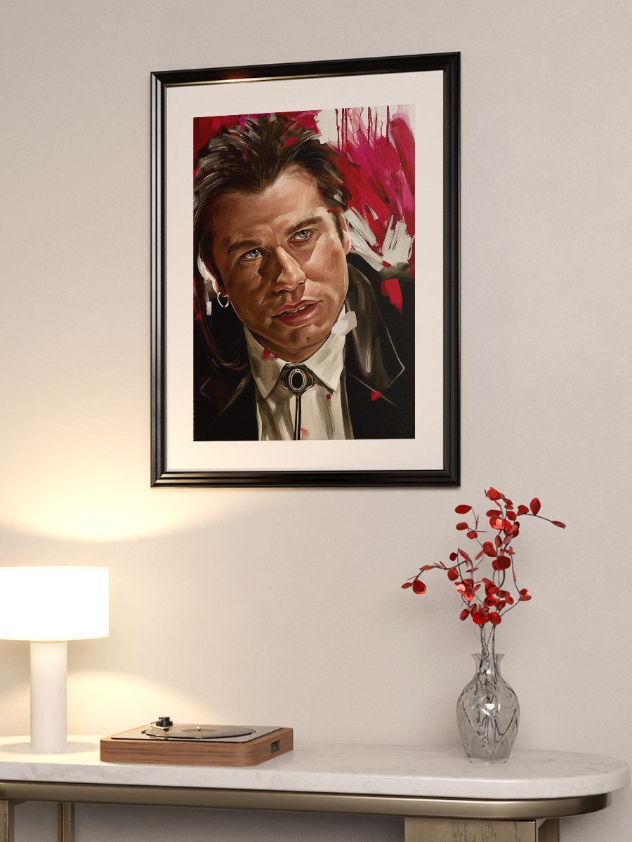 Vincent Vega Poster, Çerçevesiz Tv Film Poster