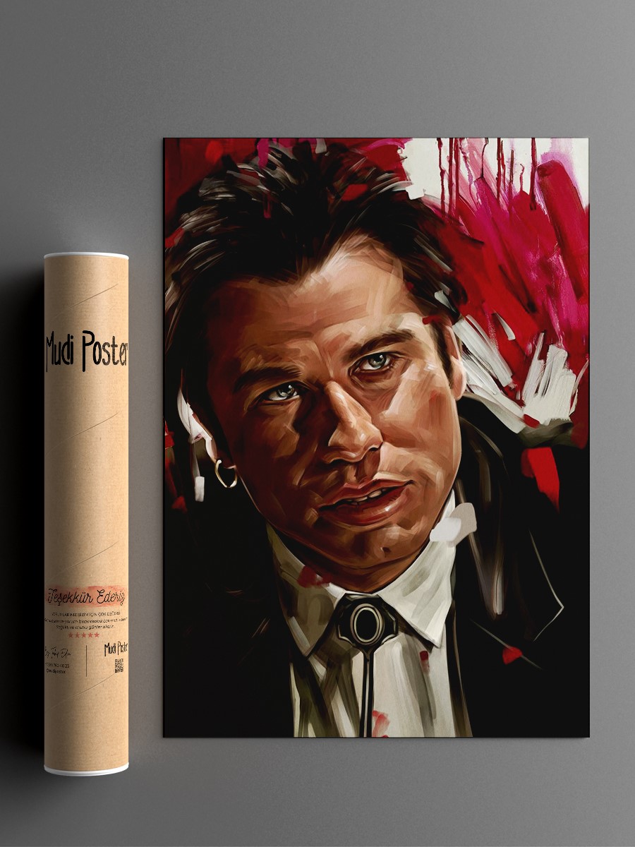 Vincent Vega Poster, Çerçevesiz Tv Film Poster