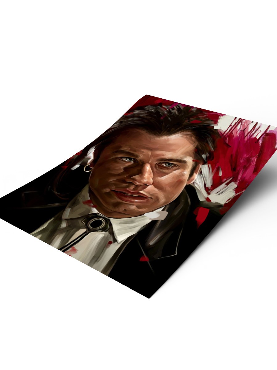 Vincent Vega Poster, Çerçevesiz Tv Film Poster