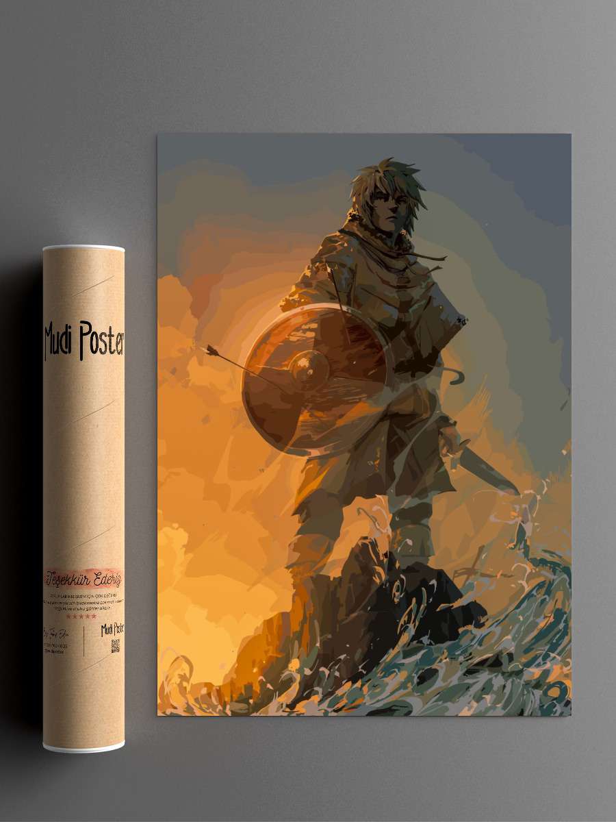 Vinland Saga Anime Poster Çerçevesiz Yüksek Kalite Anime Duvar Poster
