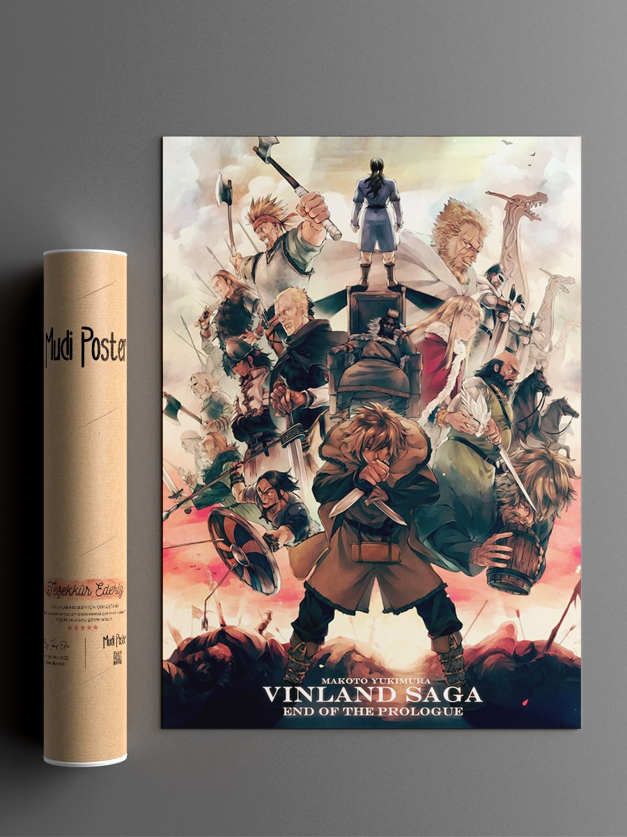 vinland saga Anime Poster Çerçevesiz Yüksek Kalite Anime Duvar Poster