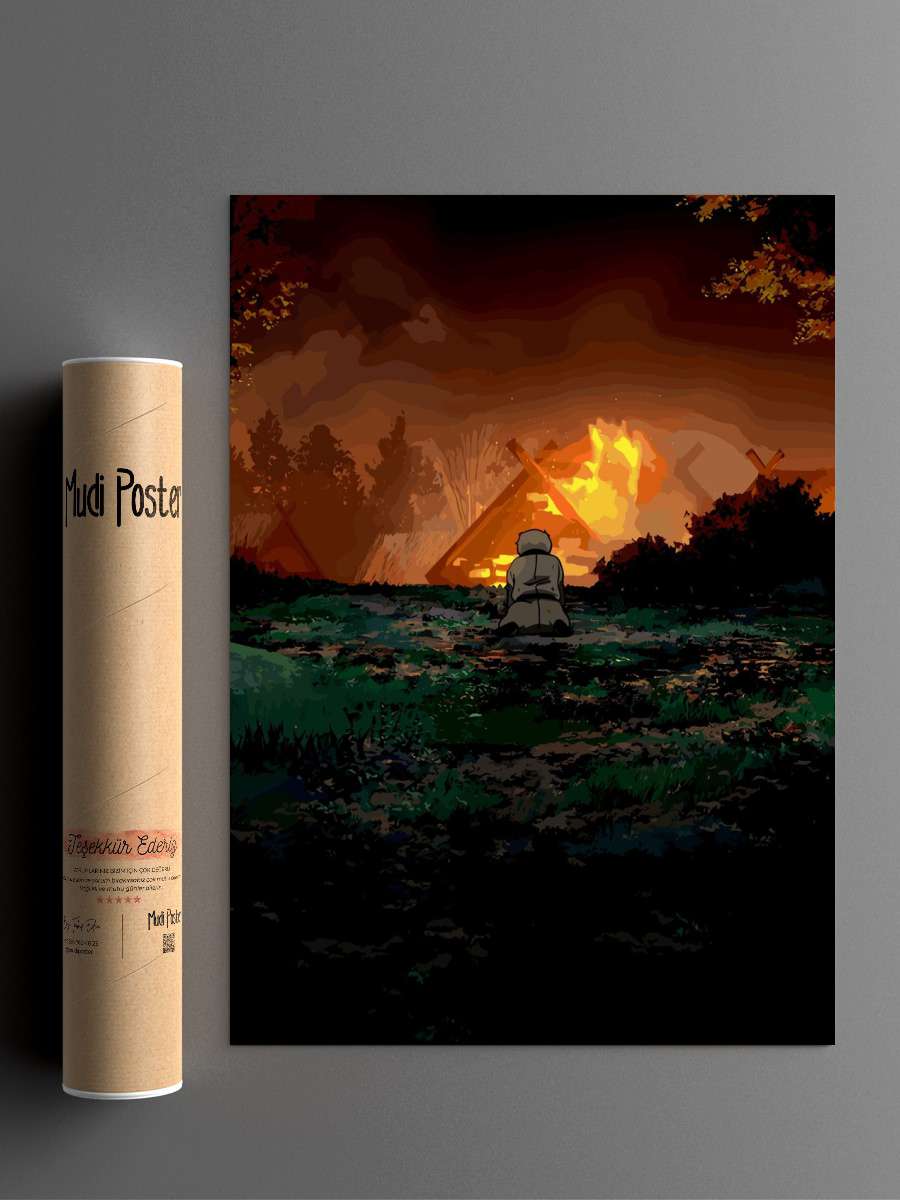 Vinland saga Anime Poster Çerçevesiz Yüksek Kalite Anime Duvar Poster