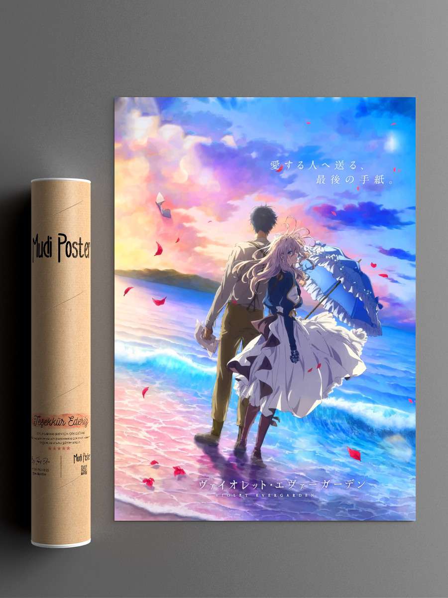 Violet Evergarden Anime Poster Çerçevesiz Yüksek Kalite Anime Duvar Poster