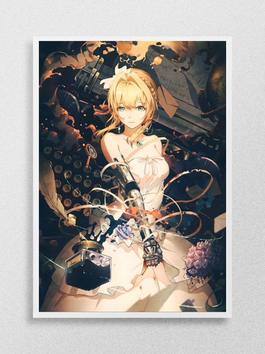 Violet Anime Poster Çerçevesiz Yüksek Kalite Anime Duvar Poster