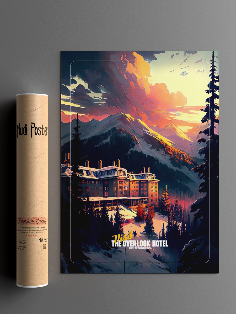 Visit the Overlook Hotel Poster, Çerçevesiz Tv Film Poster