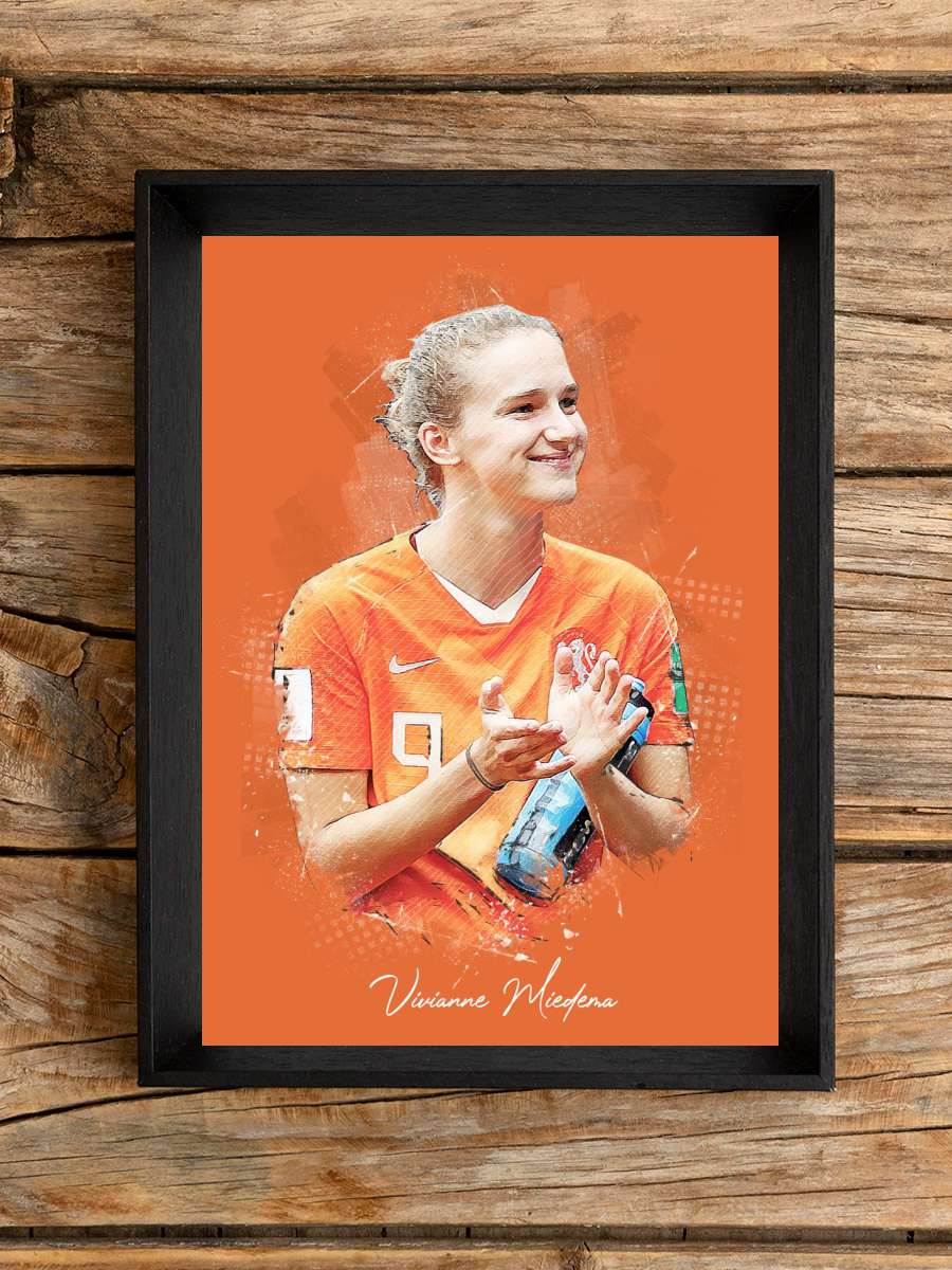Vivianne Miedema Futbol Poster Çerçevesiz Yüksek Kalite Futbolcu Duvar Poster