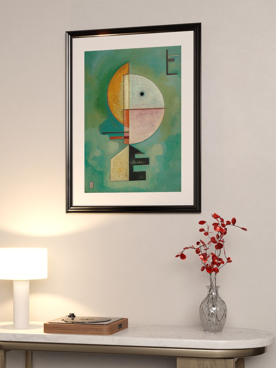 Wassily Kandinsky Upward Tablo Sanatsal Ünlü Ressam Poster Çerçevesiz Yüksek Kalite Poster