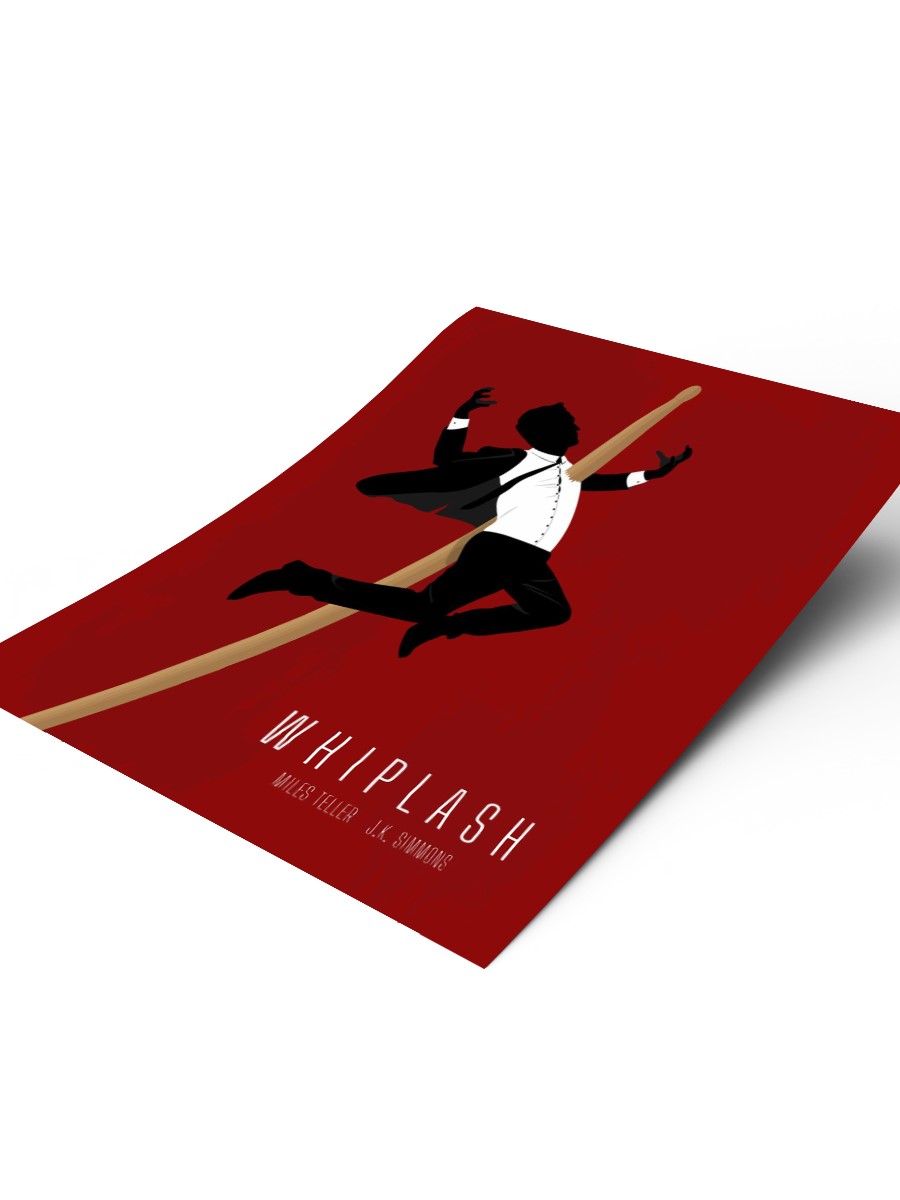 Whiplash Movie Poster, Çerçevesiz Tv Film Poster