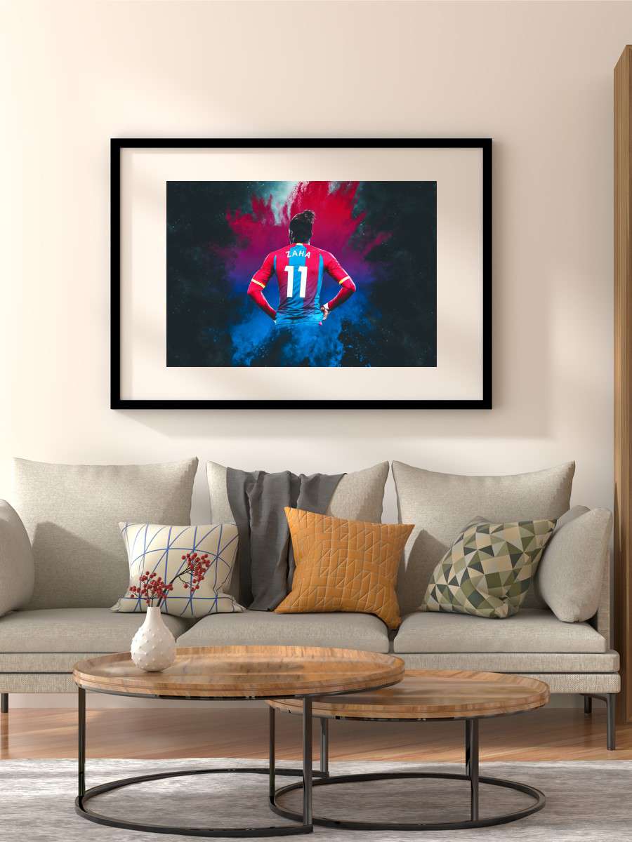 Wilfried Zaha Futbol Poster Çerçevesiz Yüksek Kalite Futbolcu Duvar Poster