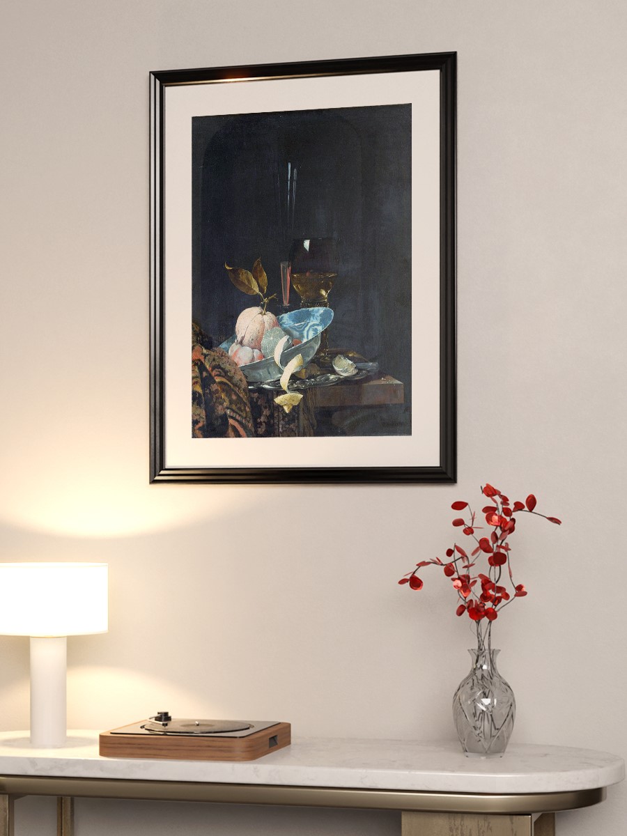 Willem Kalf Still Life Tablo Sanatsal Ünlü Ressam Poster Çerçevesiz Yüksek Kalite Poster