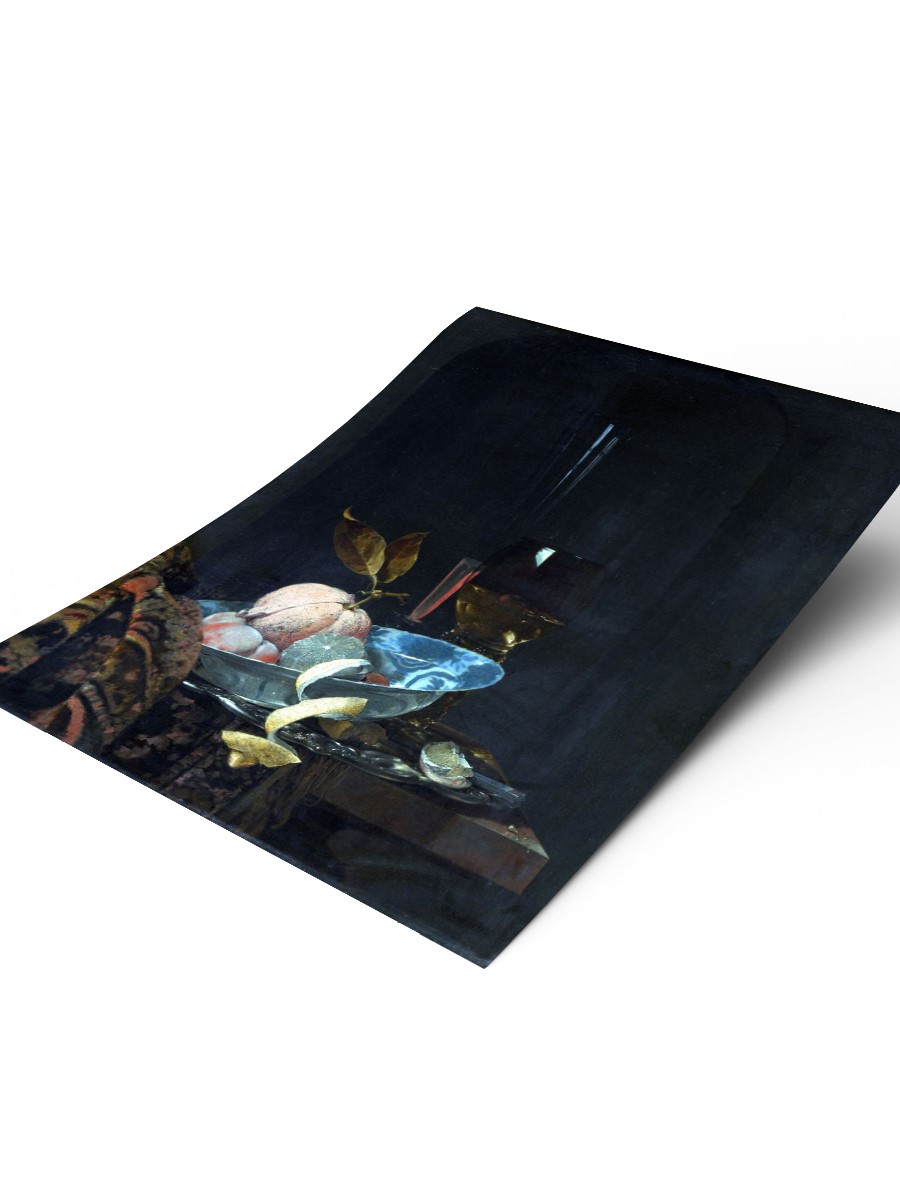 Willem Kalf Still Life Tablo Sanatsal Ünlü Ressam Poster Çerçevesiz Yüksek Kalite Poster