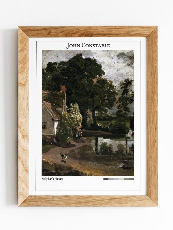John Constable Willy Lot's House Poster