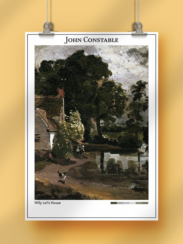 John Constable Willy Lot's House Poster