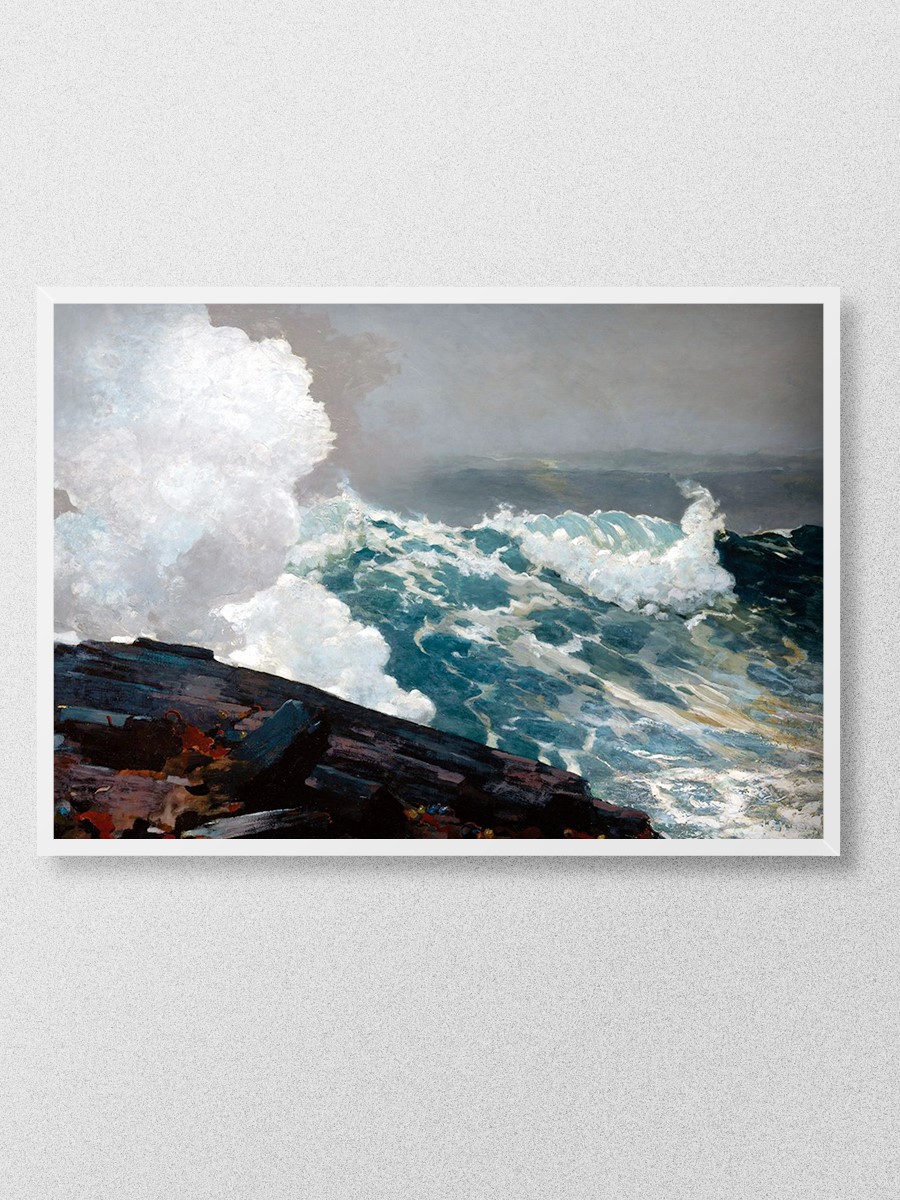 Winslow Homer Northeaster Tablo Sanatsal Ünlü Ressam Poster Çerçevesiz Yüksek Kalite Poster