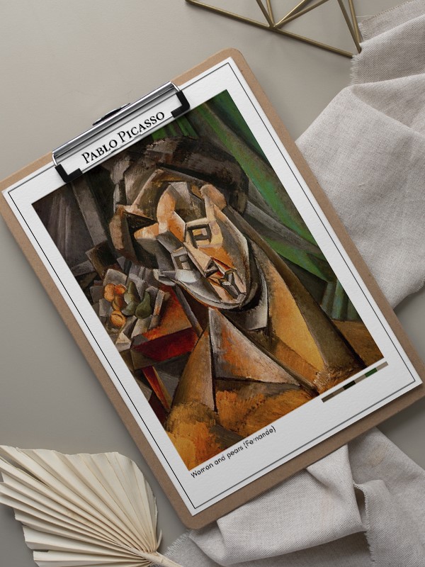 Pablo Picasso Woman and pears (Fernande) Poster