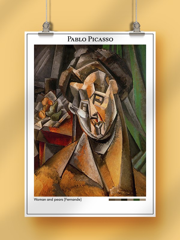 Pablo Picasso Woman and pears (Fernande) Poster