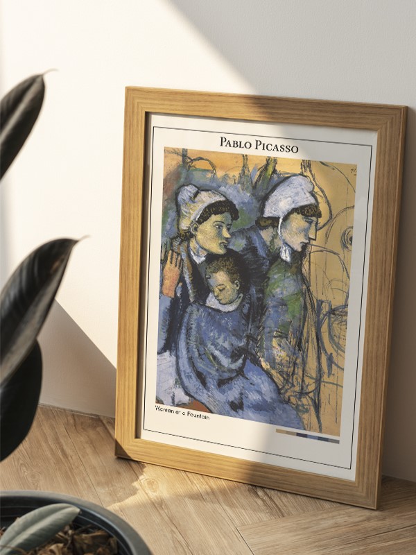 Pablo Picasso Woman at a Fountain Poster