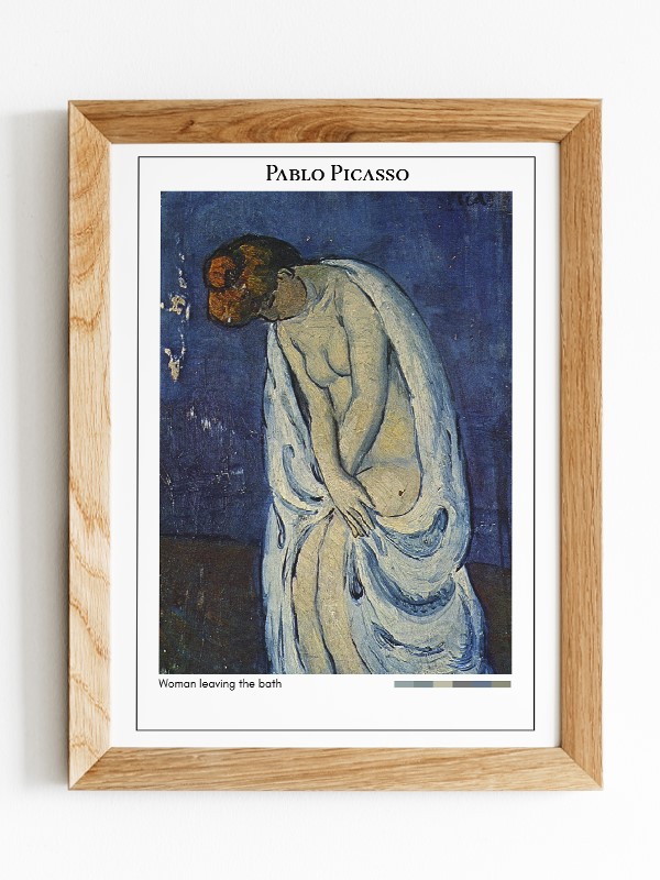 Pablo Picasso Woman leaving the bath Poster