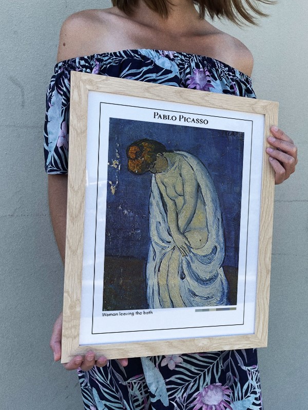 Pablo Picasso Woman leaving the bath Poster