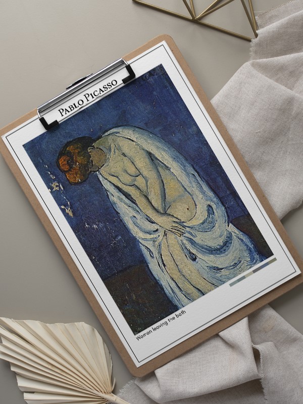 Pablo Picasso Woman leaving the bath Poster