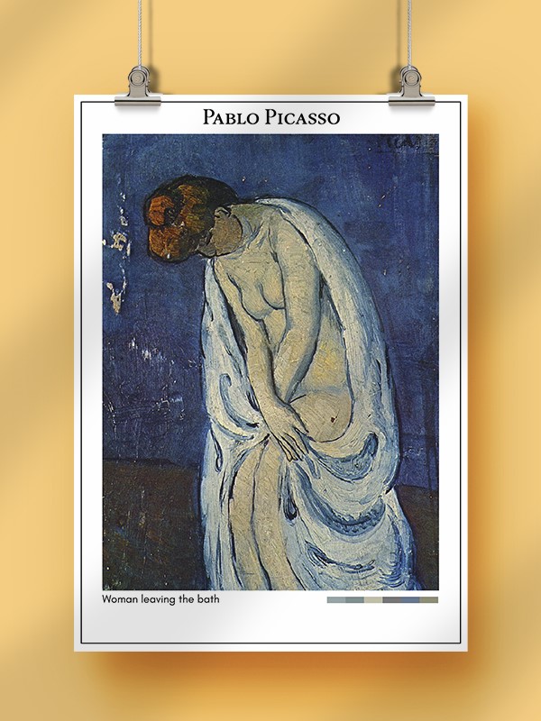 Pablo Picasso Woman leaving the bath Poster