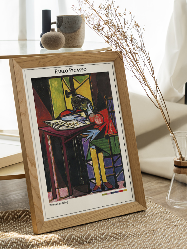 Pablo Picasso Woman reading Poster