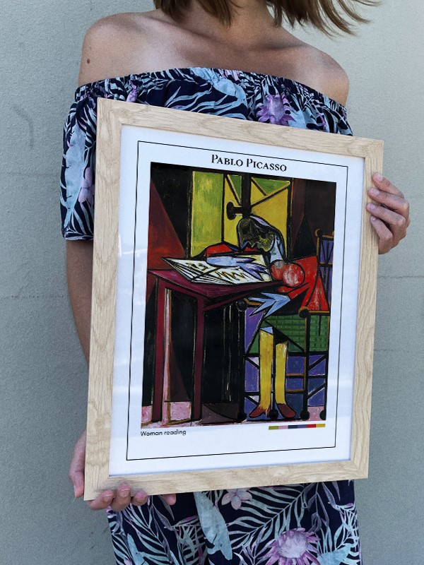 Pablo Picasso Woman reading Poster