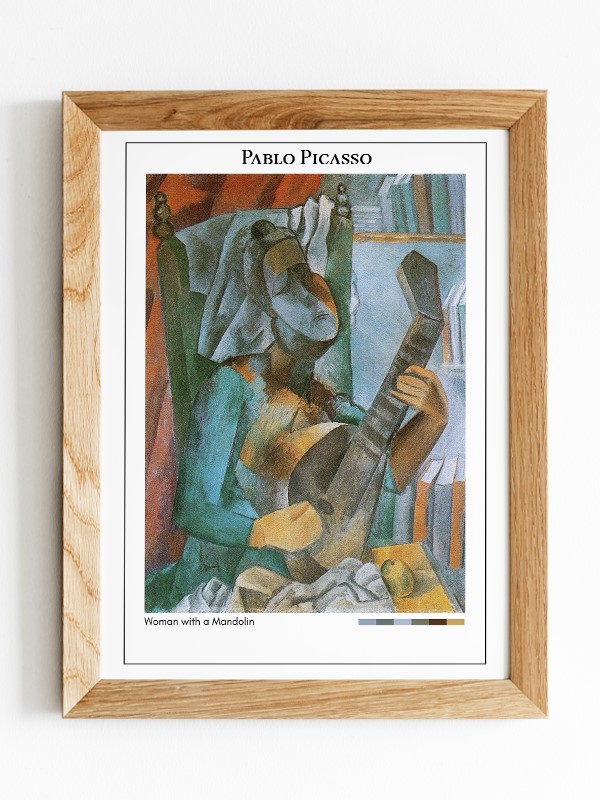 Pablo Picasso Woman with a Mandolin Poster