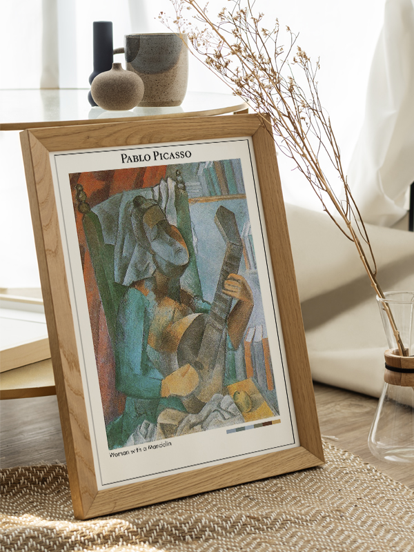 Pablo Picasso Woman with a Mandolin Poster