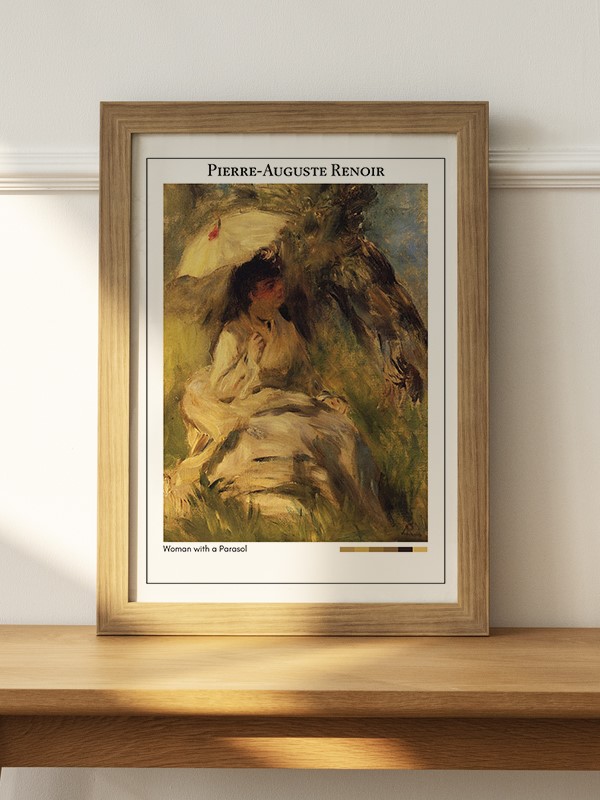 Pierre-Auguste Renoir Woman with a Parasol Poster - En İyi Fiyatlarla