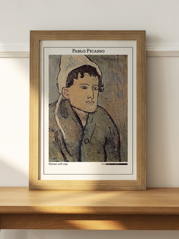 Pablo Picasso Woman with cap Poster - En İyi Fiyatlarla