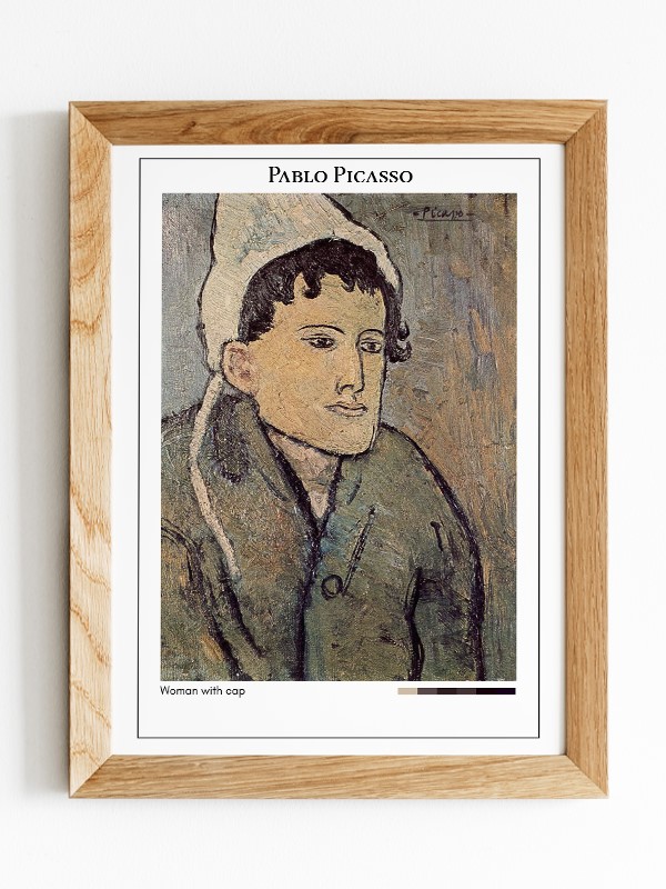 Pablo Picasso Woman with cap Poster