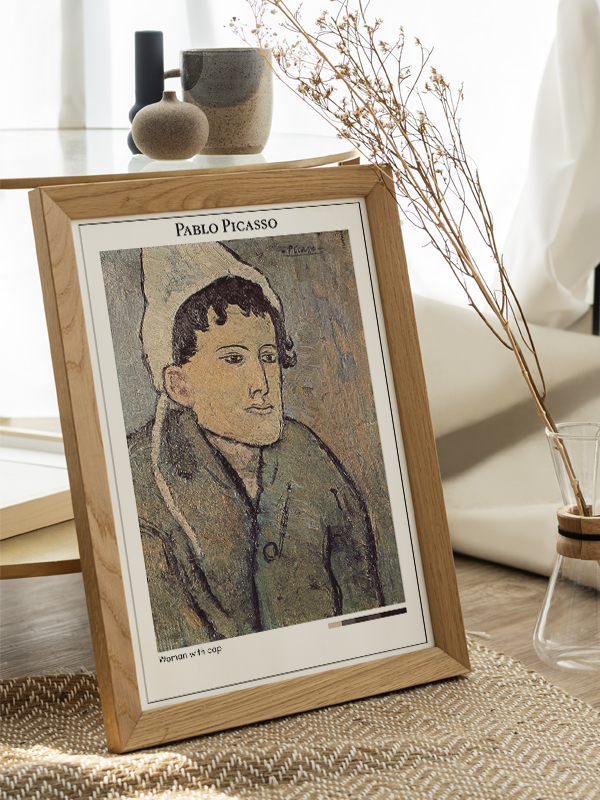 Pablo Picasso Woman with cap Poster