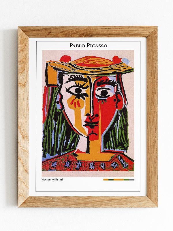 Pablo Picasso Woman with hat Poster