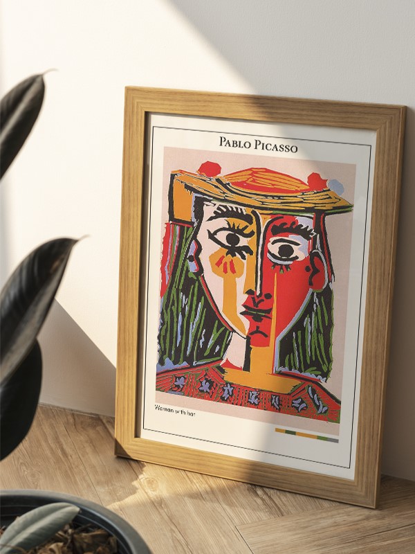 Pablo Picasso Woman with hat Poster